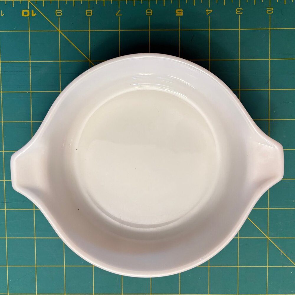 Vintage Pyrex Sandalwood Tan White Ivy Leaf Dish (#471 1 Pint) - Picture 6 of 6